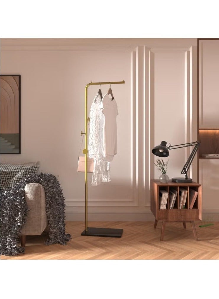 Beauenty Modern Metal Coat Stand - Elegant & Space-Saving with Sturdy Slate Base. Perfect for Bedroom, Living Room, Office & Dining. Easy to Clean, Stylish & Durable - Image 3
