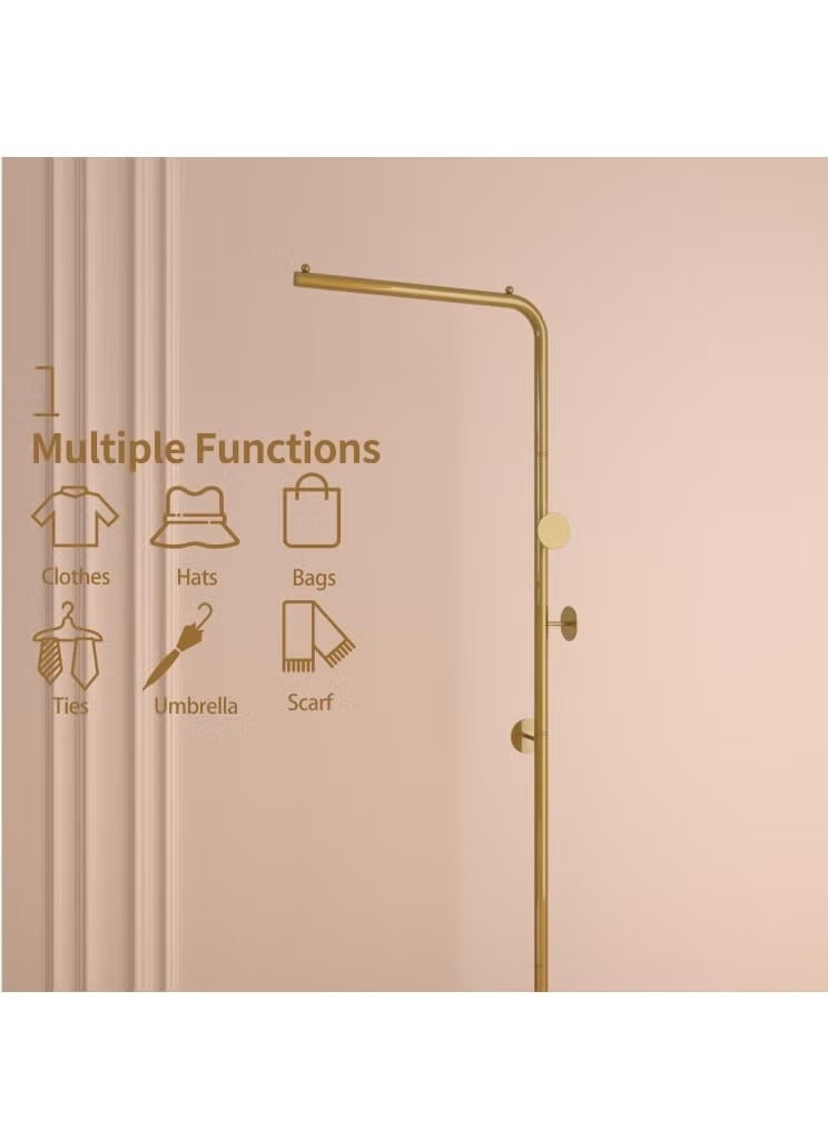 Beauenty Modern Metal Coat Stand - Elegant & Space-Saving with Sturdy Slate Base. Perfect for Bedroom, Living Room, Office & Dining. Easy to Clean, Stylish & Durable - Image 5