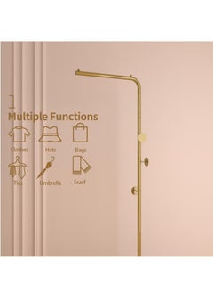 Beauenty Modern Metal Coat Stand - Elegant & Space-Saving with Sturdy Slate Base. Perfect for Bedroom, Living Room, Office & Dining. Easy to Clean, Stylish & Durable  - Image 5