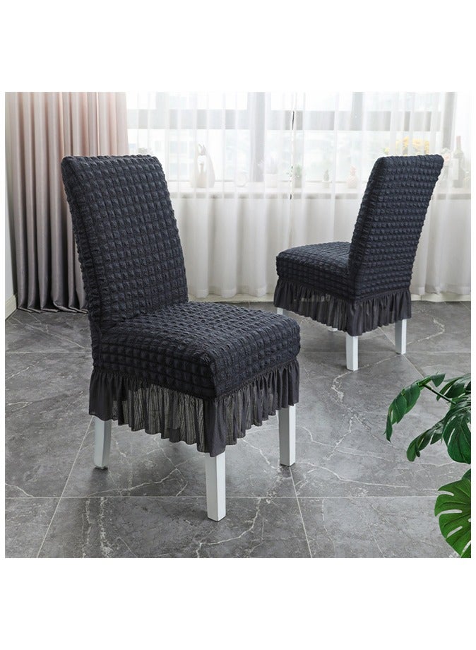 6-Piece Turkish Cotton Stretchable Chair Covers - Image 1