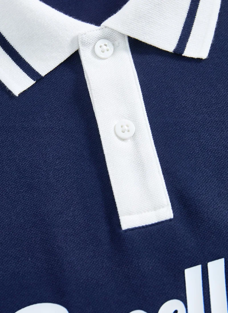 Balabala Kids Boy Lapel Short-Sleeved T-Shirt