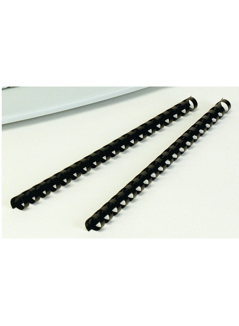 MASTER PLUS Comb Binding Spiral 8mm Plastic 50 Sheet 100pcs - Image 3