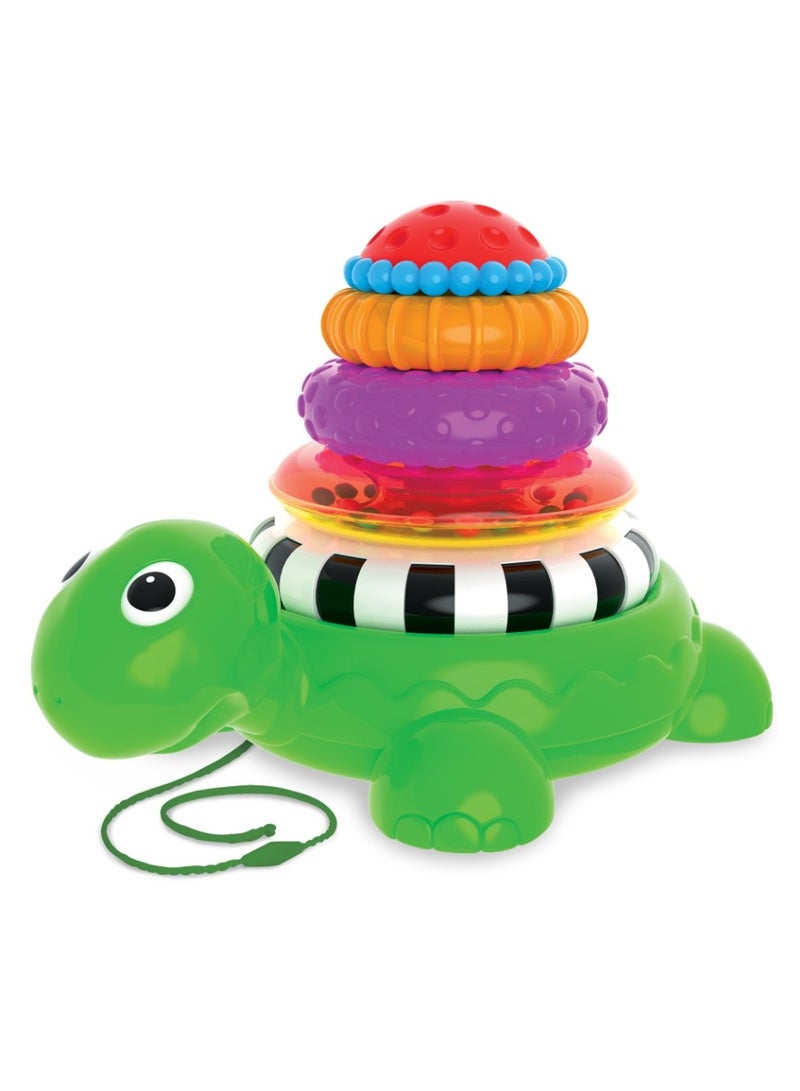 THE LEARNING JOURNEY EARLY LEARNING! PULL ALONG STACKING TURTLE - Image 3