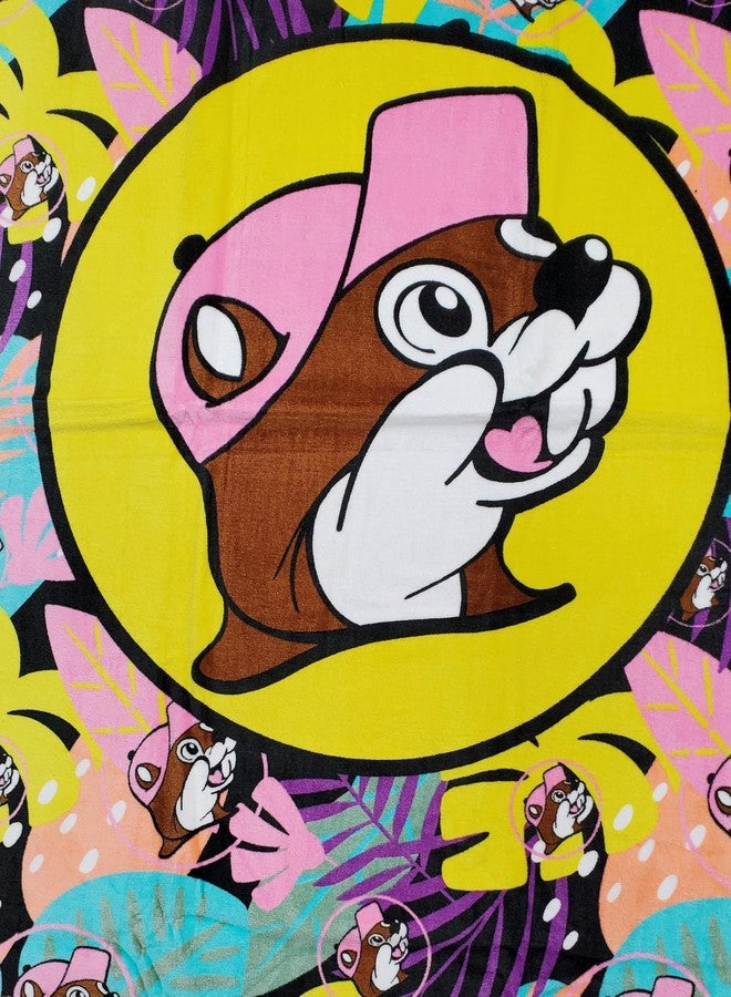 Buc-ee's Beaver 2025 Beach Towel Towels Collection 32" x 64" or 35" x 70" Vacation Travel Pool Super Large Chair Cover (Palm, 32" x 64") - Image 2