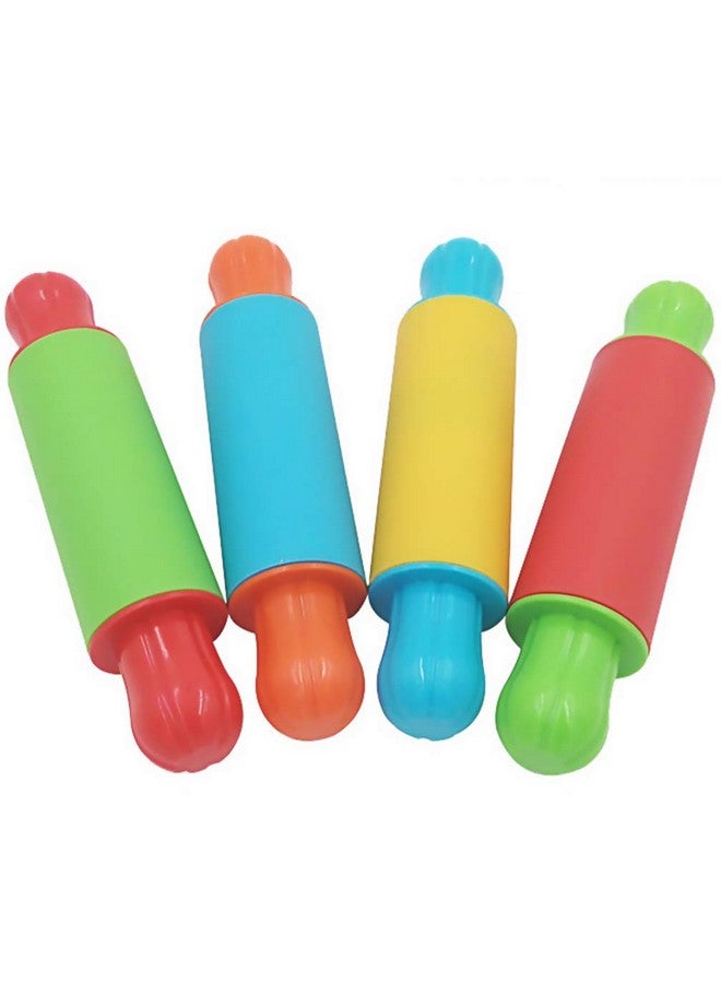 NUOBESTY 4pcs Clay Rolling Pin Soft Clay Plasticine Dough Modelling Roller Sticks Children Clay and Dough Playing Tools Kids Playdough Kit - Image 1
