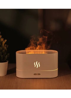 ماركة غير محددة Noiseless Flame Air Aroma Diffuser Humidifier 7 Flame colors  - Image 1