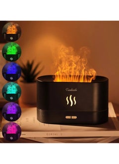 ماركة غير محددة Noiseless Flame Air Aroma Diffuser Humidifier 7 Flame colors  - Image 2