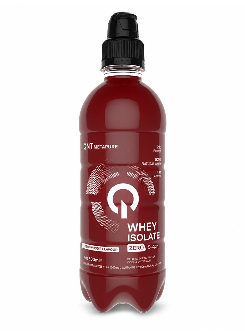 QNT Iso Whey Zero Carb Metapure Protein Drink – 20g Protein, BCAA, Zero Sugar, Zero Fat, Zero Colouring, Mixed Berry Flavor, 500ml - Image 1