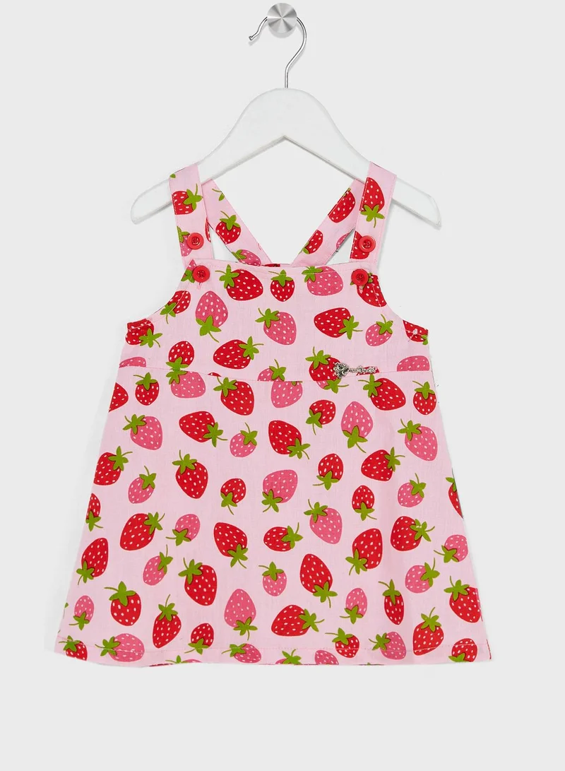 Nautinati Nauti Nati Multicolored Polka Dot Print A-Line Dress