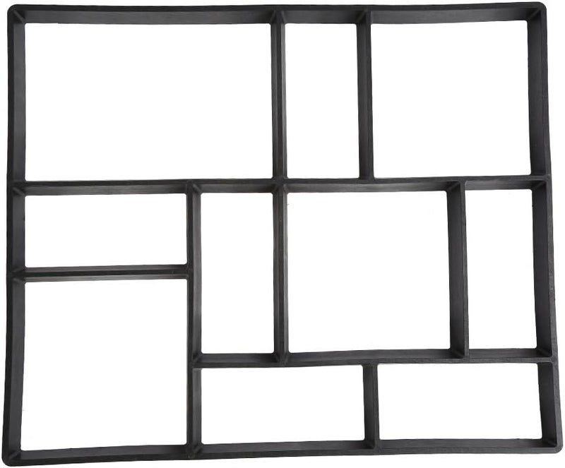 كلاراكو مسار كلاركو، قالب طريق خرساني من الطوب الأسمنتي، حجر خطوة قابل لإعادة الاستخدام، صانع ممرات لرصف الحديقة، ممرات الفناء، 23.6 × 19.7 × 2 بوصة - 10 شبكات - Image 2