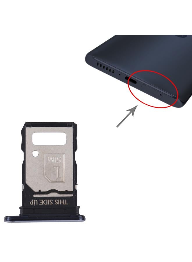 erorex For Motorola Moto G200 5G / Edge S30 Original SIM Card Tray + SIM Card Tray (Blue) - Image 4