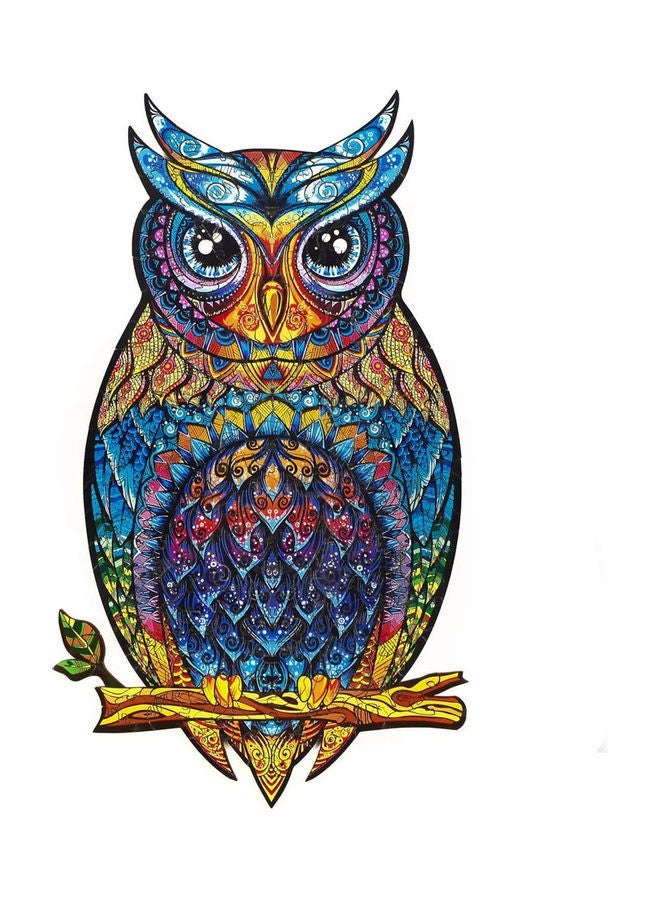 NIBEMINENT 125-Piece Animal Shape Wooden Jigsaw Puzzle - Image 1