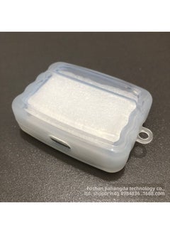 Apple Bluetooth Earphone Case AirPods1/2/3/4/pro/pro2 Protective Case Transparent Color Straight Edge Wave-Color:Transparent Color-Applicable Models:Airpods 3 Generation
