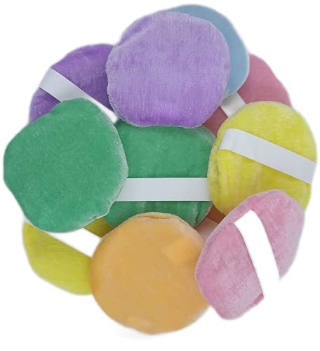 advancedestore Makeup Sponge Beauty Facial Kit Makeup Sponge Round Face Powder Pad Blending Sponge Puff Cotton Makeup Puff with Strap for Powder Foundation Loose Mineral Powder Body 8 PCS - Image 3