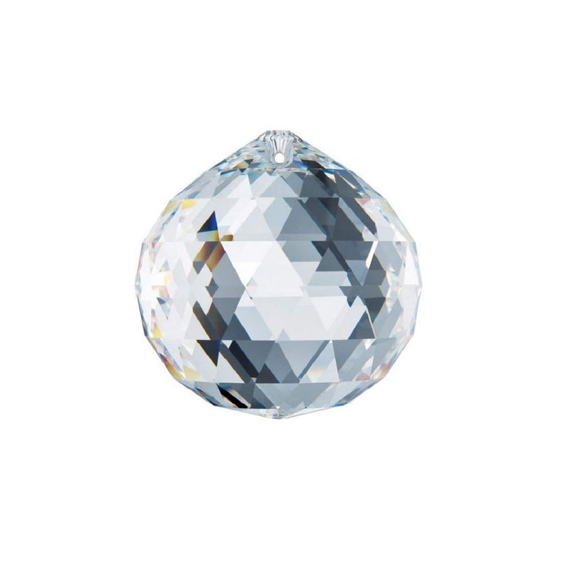 Pindia كرة كريستال شفافة معلقة من فنغ شوي لجلب الحظ والازدهار - 40 مم، عبوة من 2 (30 مم_عبوة من 2) - Image 3