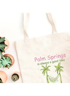 WCGXKO Weekend Gift Palm Springs Is Always A Good Idea Palm Springs Bachelorette Party Totes (Palm Springs1)  - Image 5