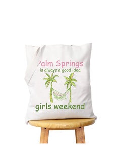 WCGXKO Weekend Gift Palm Springs Is Always A Good Idea Palm Springs Bachelorette Party Totes (Palm Springs1)  - Image 1
