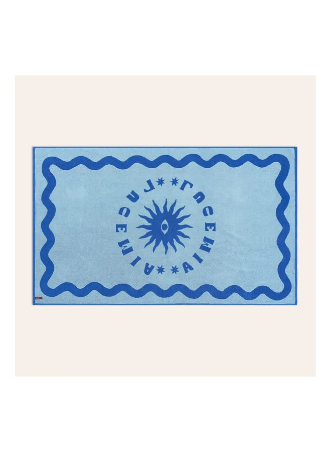 Zsa Zsa Zsu Tabea Blue Beach Towel 90x150 cm.
