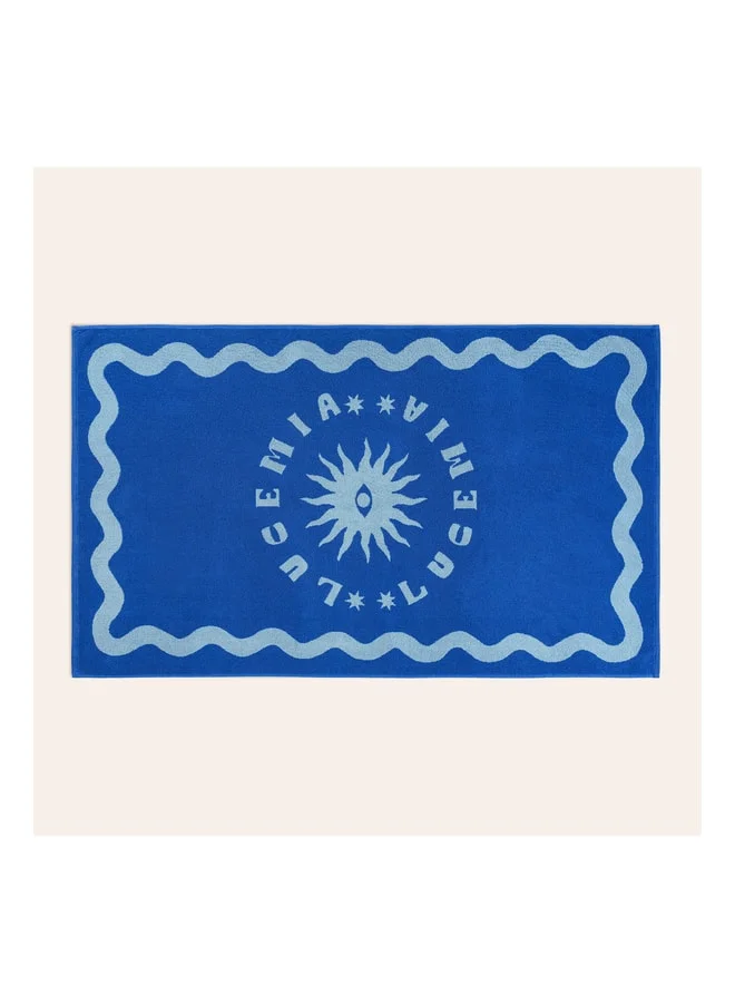 Zsa Zsa Zsu Tabea Blue Beach Towel 90x150 cm.