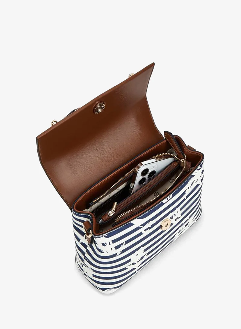 Celeste NAVY Floral Tote Bag for Women | Best Price UAE