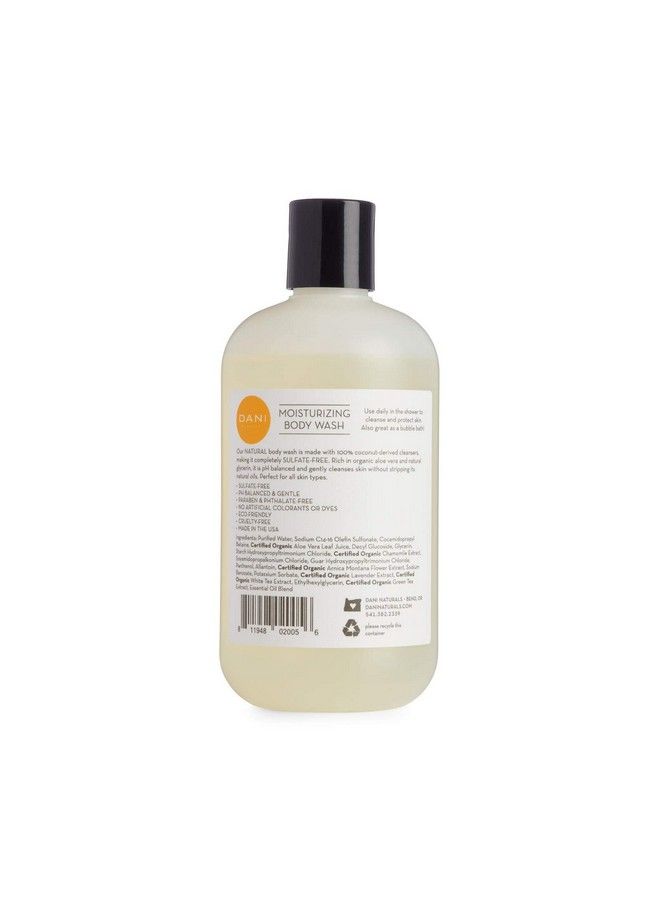 DANI Moisturizing Body Wash Naturals Invigorating Grapefruit Ginger Scented Organic Aloe Vera & Natural Glycerin Paraben & Sulfate Free Shower Gel For Men & Women 12 Ounce Bottle - Image 3