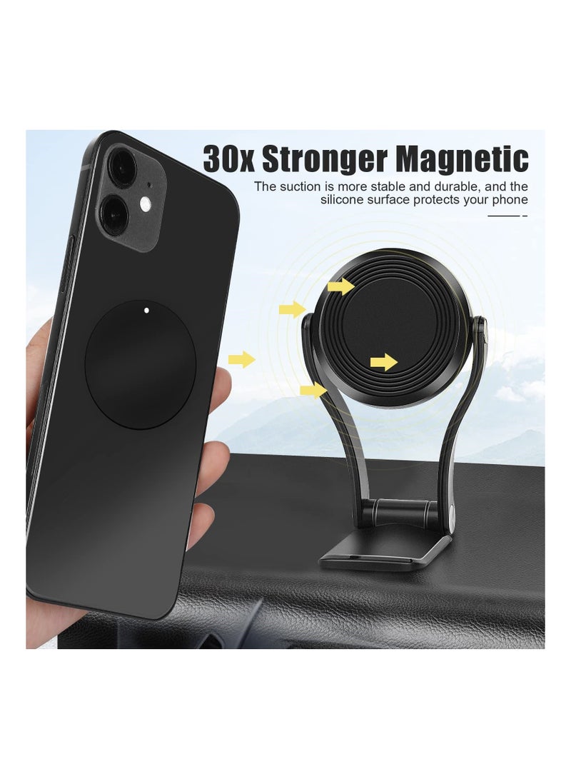 Captaintech KASTWAVE Car Magnetic Cell Phone Holder Mount for Vehicle Dashboard, Cell Phone Automobile Cradles with Strong Magnets for Tesla Model 3 X Y iPhone Samsung Smartphones - Image 4