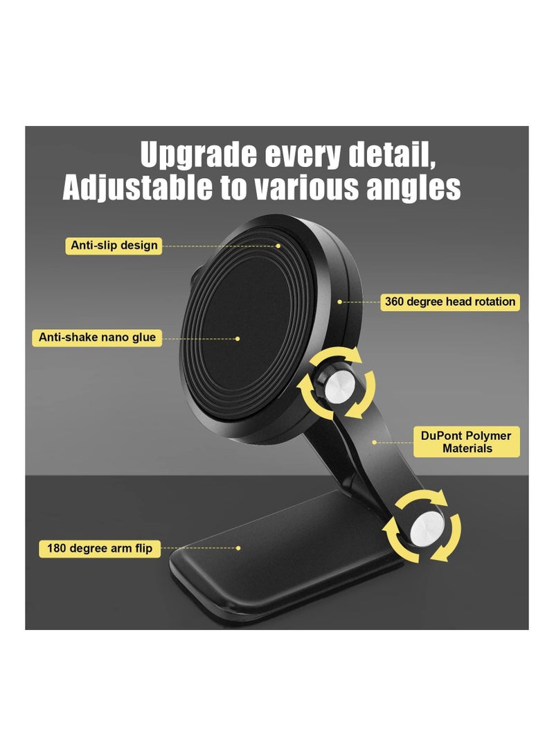Captaintech KASTWAVE Car Magnetic Cell Phone Holder Mount for Vehicle Dashboard, Cell Phone Automobile Cradles with Strong Magnets for Tesla Model 3 X Y iPhone Samsung Smartphones - Image 3