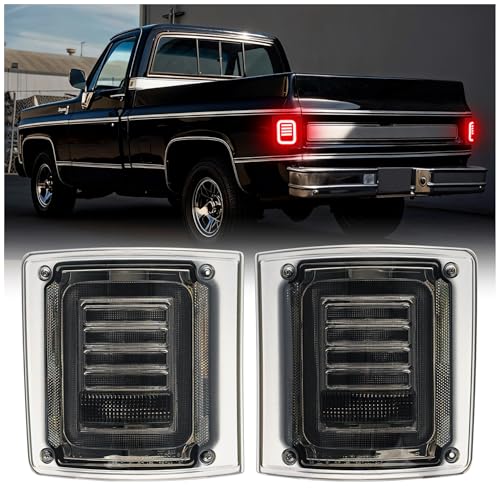 SHINEFIT Multifunctional Tail Lights Replacement for 19731987 Silverado Tahoe C10 C20 K10 K20 C1500 C2500 C3500 K1500 K2500 K3500 Truck 19731991 Suburban K5 Blazer - Image 1