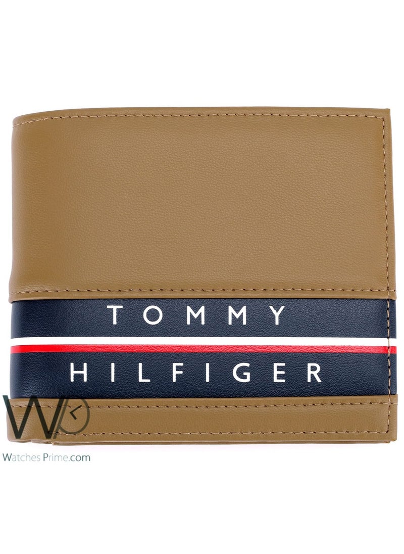Tommy Hilfiger Plus Tommy Hilfiger's Original Natural Leather Purse for Men in Brown and Blue  - Image 5