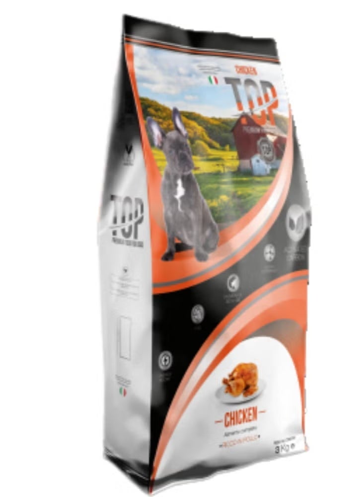 TOP Dogs Dry Food With Chicken Flavor For Adult Dogs, 3KG