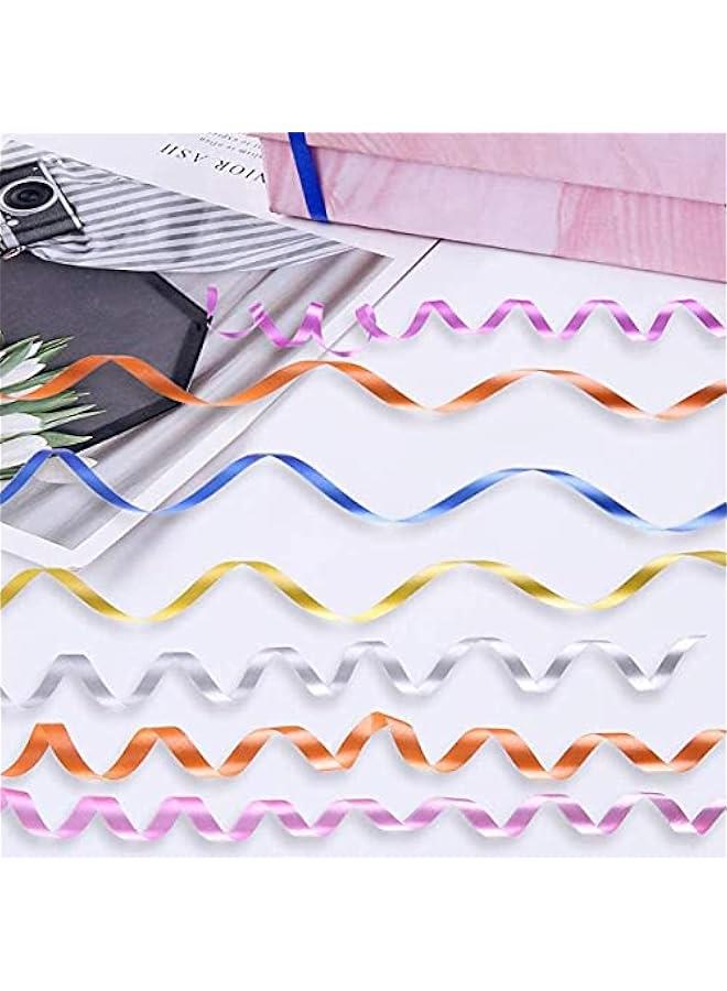 FYLX 26 Rolls of Crimped Ribbon for  Wrapping Bouquets  Wedding Party  Vibrant Colors for Cheerful Atmosphere 10m each) in 13 Different Shades - Image 4