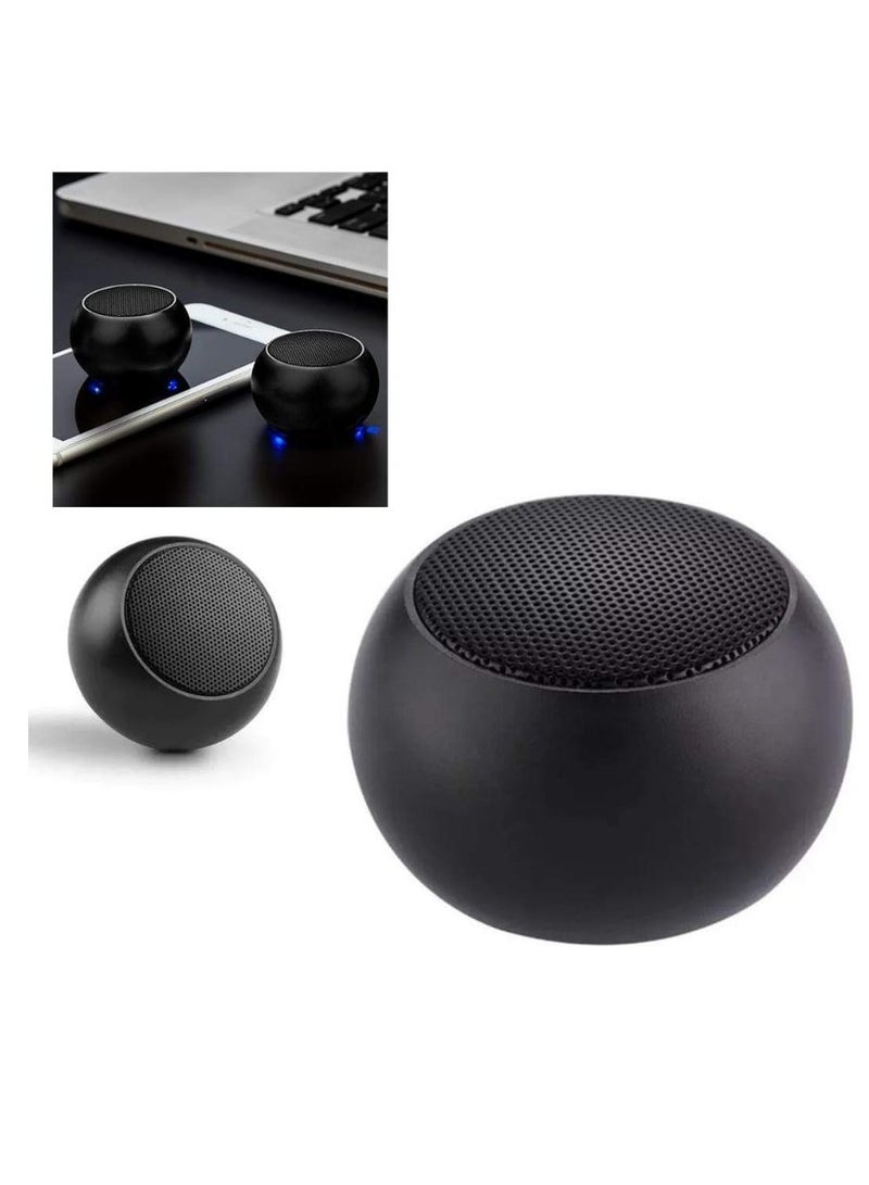 High-quality mini wireless Bluetooth speaker with Bluetooth support - black  - Image 2
