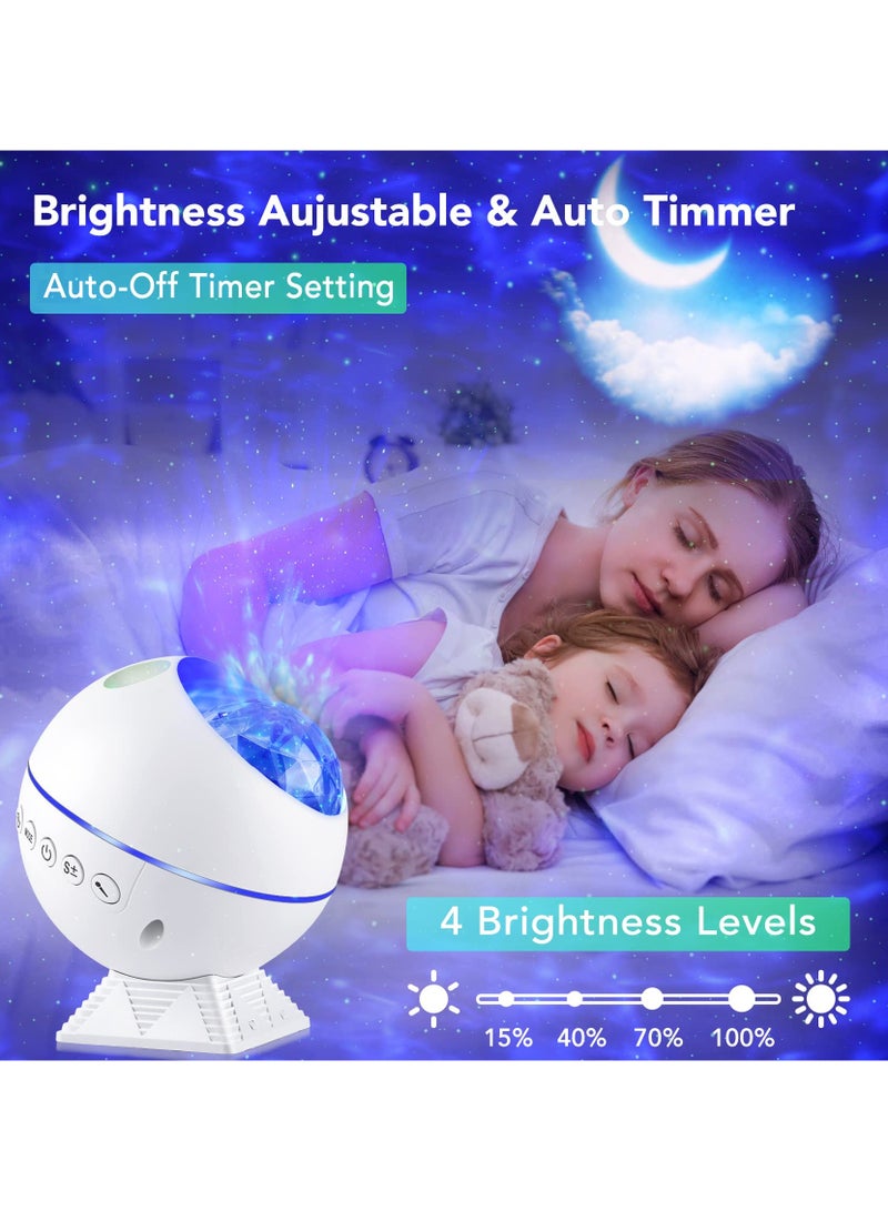 Loquat Star Projector Galaxy Night Light with Remote Control LED Lamp 360° Magnetic Base  - Image 4