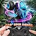 BEZGAR Monster Truck Toys Remote Control Monster Truck with Light Music Dinosaur Toys for Kids 120 Scale RC Truck with 360 Spins and Drifting Remote Control Car for Boys Blue - Image 4