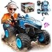 BEZGAR Monster Truck Toys Remote Control Monster Truck with Light Music Dinosaur Toys for Kids 120 Scale RC Truck with 360 Spins and Drifting Remote Control Car for Boys Blue - Image 3