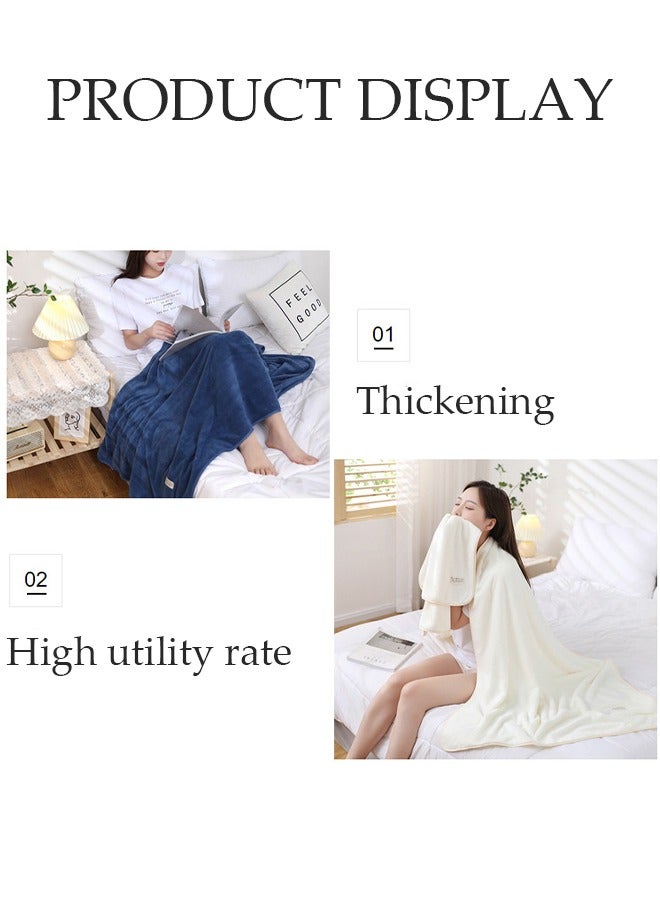 Microfiber Towels for Bath Large Size-Super Soft Coral Fleece Bathing Towel with Quick Dry Super Absorbent-Bath Towel for Men and Women 70x140 cm  - Image 4