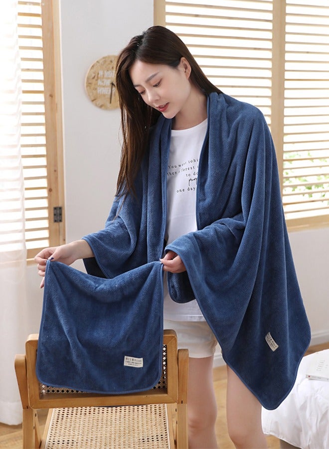 Microfiber Towels for Bath Large Size-Super Soft Coral Fleece Bathing Towel with Quick Dry Super Absorbent-Bath Towel for Men and Women 70x140 cm  - Image 2