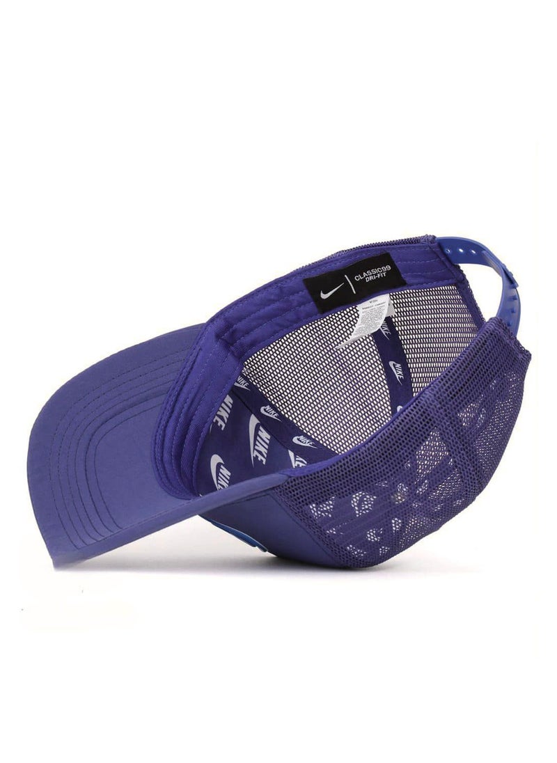 NIKE ORIGINAL Nike SB Oval Logo Trucker Cap - Purple  - Image 4