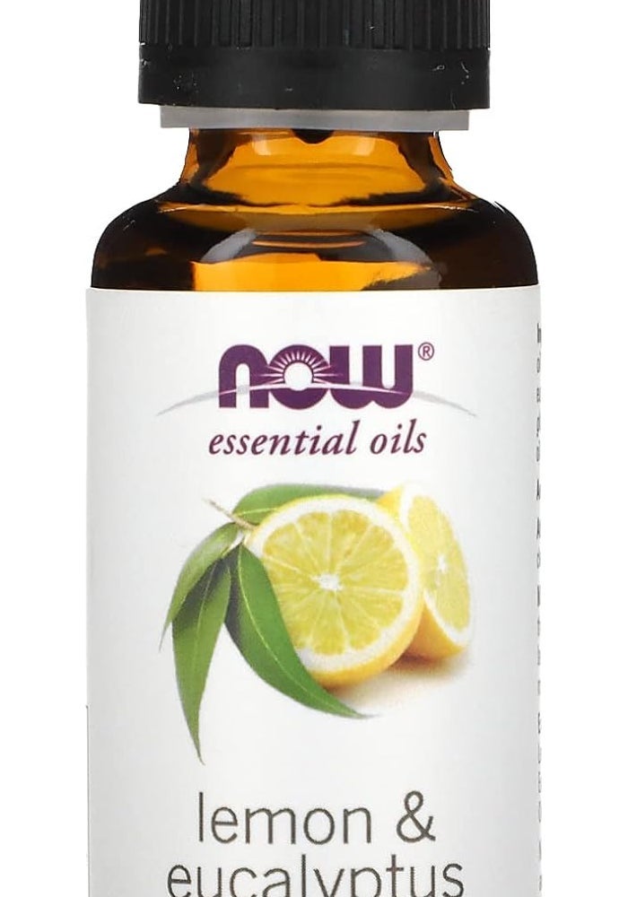 NOW Solutions Lemon & Eucalyptus Oil Blend 1 Oz - Image 1