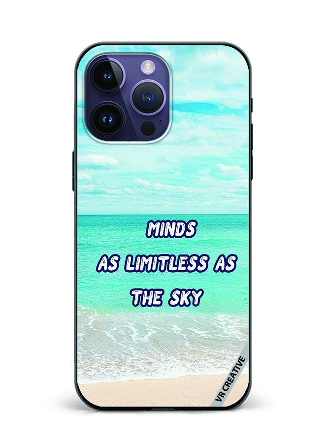 Protective Case Cover For Apple iPhone 16 Pro Max Sky Caption Design Multicolour