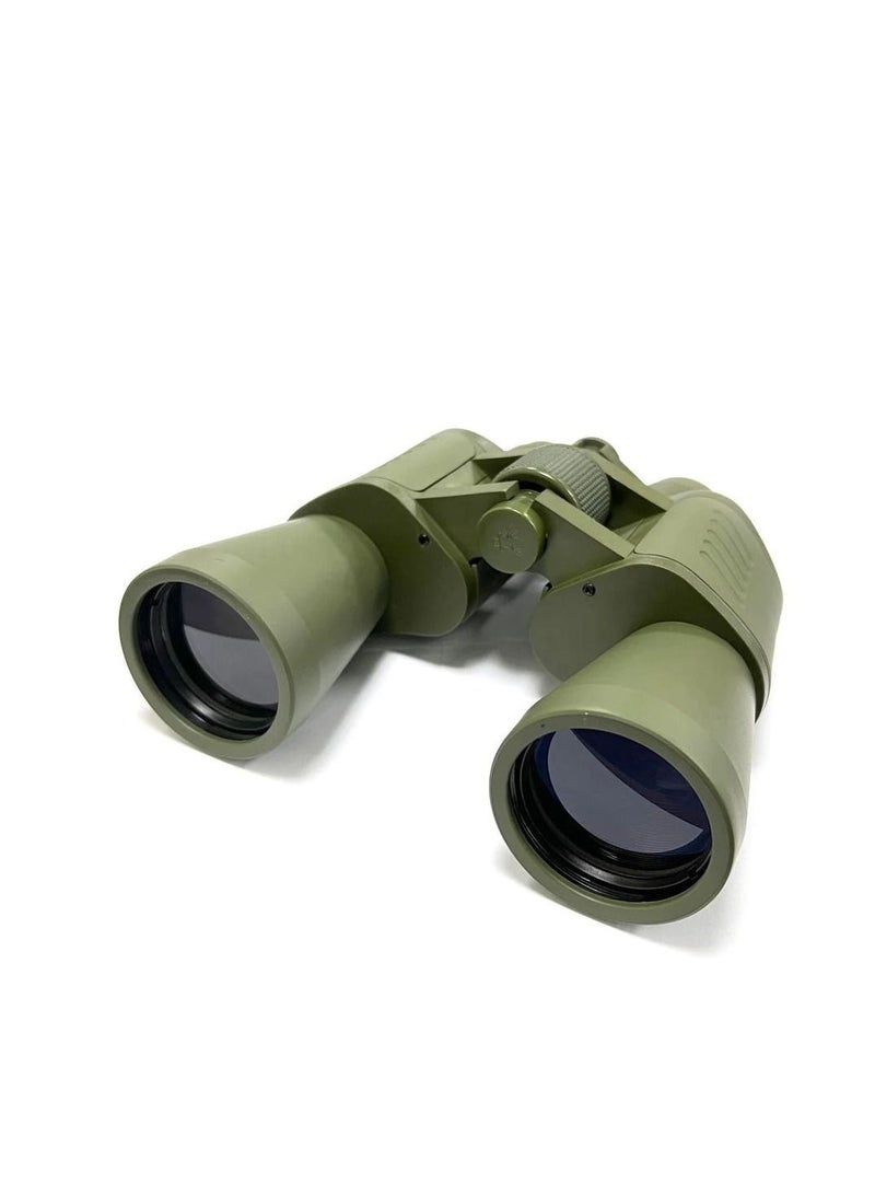 عام مناظير التنزه الخارجية عالية الدقة 20 * 50 تكبير / تصغير الجيش الأخضر البصريات المعدنية 125 متر / 1000 متر تلسكوب لمشاهدة الصيد المضغوط - Image 3