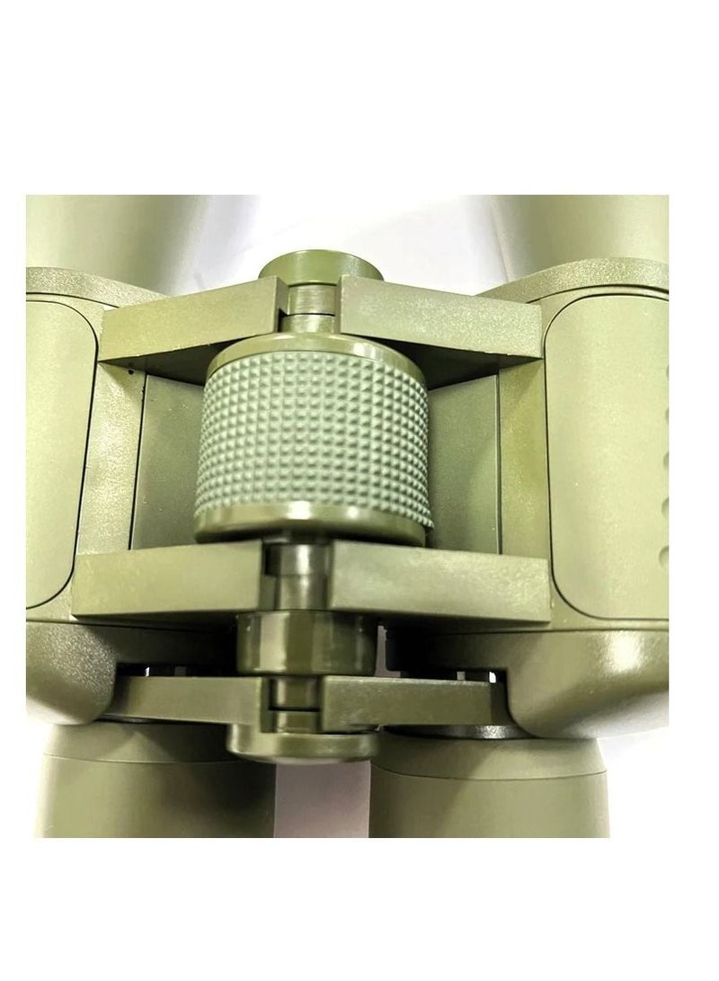 عام مناظير التنزه الخارجية عالية الدقة 20 * 50 تكبير / تصغير الجيش الأخضر البصريات المعدنية 125 متر / 1000 متر تلسكوب لمشاهدة الصيد المضغوط - Image 4