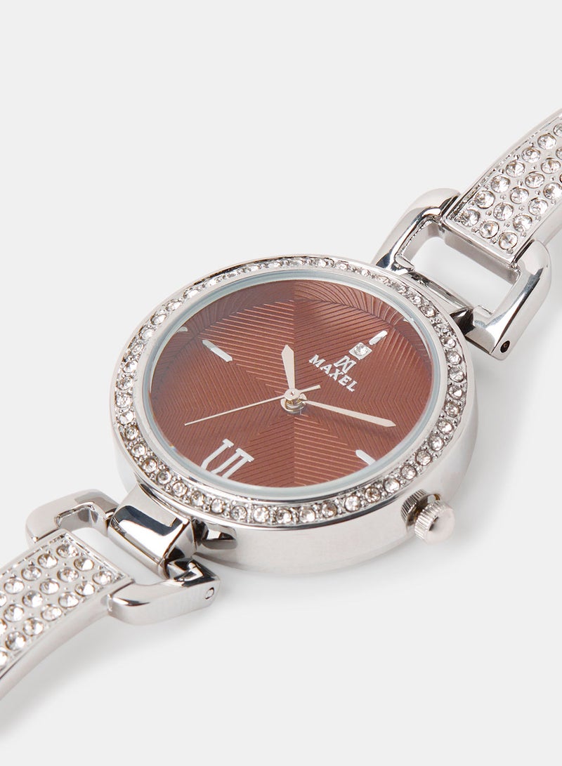 Maxel Women's Unique Design Analog Wrist Watch MX124 - 28mm - Image 2