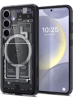 Spigen غطاء حماية بحلقة معدنية هجينة للغاية من MagFit لهاتف Samsung Galaxy S24 متوافق مع Magsafe - Zero One  - Image 1