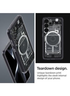 Spigen غطاء حماية بحلقة معدنية هجينة للغاية من MagFit لهاتف Samsung Galaxy S24 متوافق مع Magsafe - Zero One  - Image 5