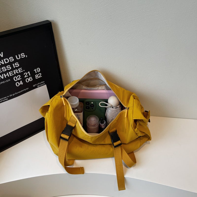 New Casual Large-Capacity Tote Bag Portable Simple Commuter Bag Student Shoulder Crossbody Bag - Image 5