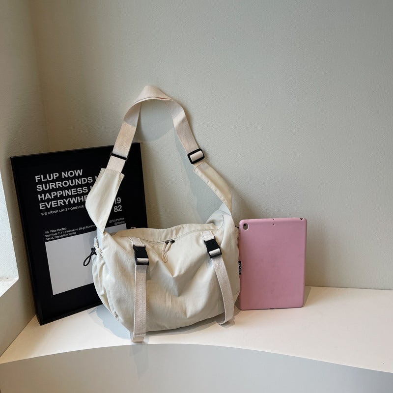 New Casual Large-Capacity Tote Bag Portable Simple Commuter Bag Student Shoulder Crossbody Bag - Image 1