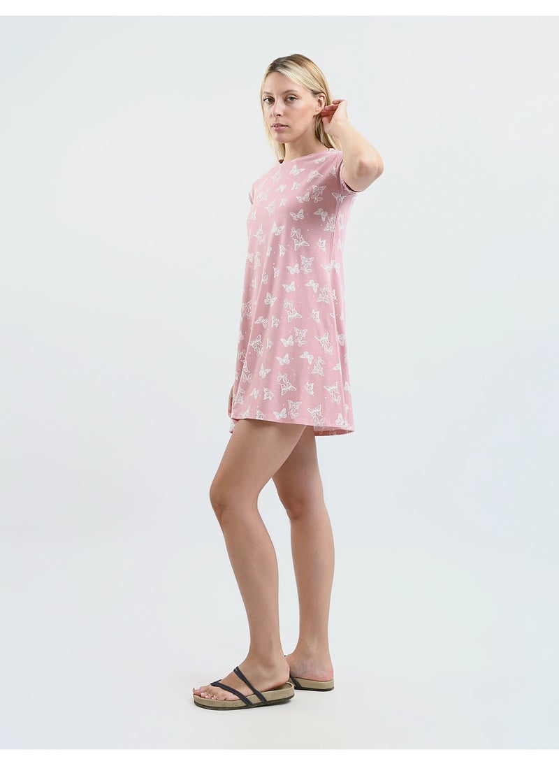 Mesery Sleepshirt Cotton Short Sleeves - Printed  - Image 2