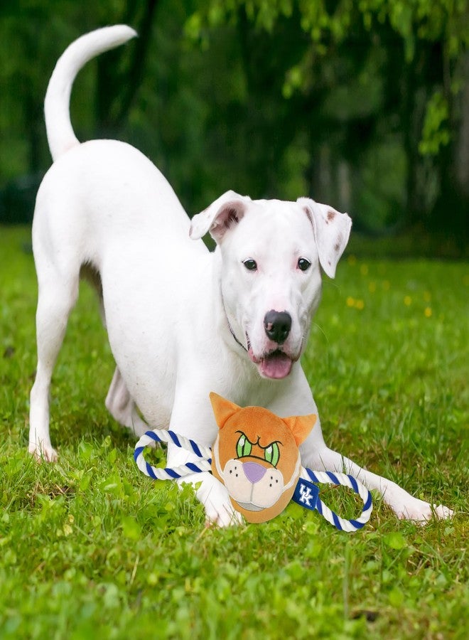 Pets First NCAA Kentucky Wildcats Nylon Mascot Dog Toy with Tough Dog Ropes & Inner Squeaker in Bright Team Colors - Image 4