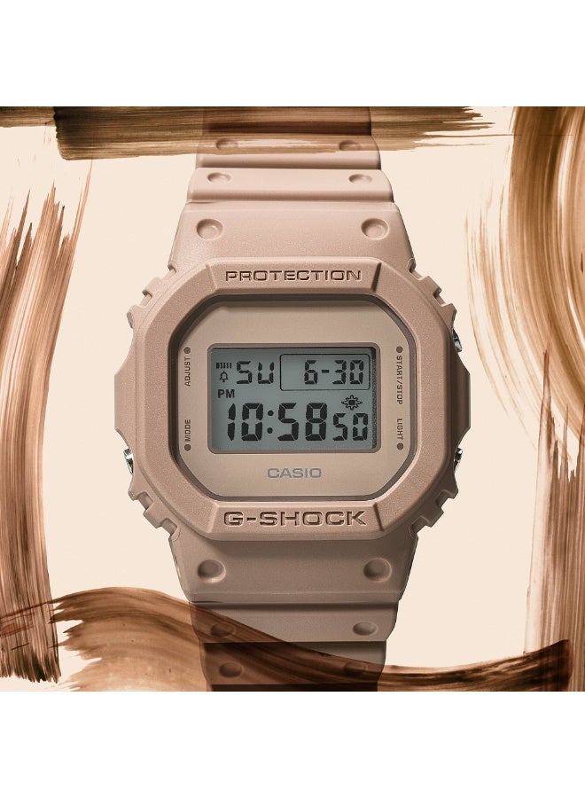 Casio G-SHOCK DW-5600NC-5DR Men’s Digital Watch, Brown Resin, Shock Resistant, 200m Water Resistance - Image 3
